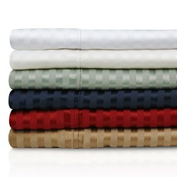 300 Thread Count Cotton Blend Deep Pocket Sheets – 3-Piece Bed Sheet Set – Wine – Twin