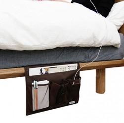 Bedside Caddy, Multipurpose Beds Bunks Chair Desk Sofa Slipcovers Tables Bathrooms Tidy Hanging Pocket Organizer Books Tissue iPhone iPad TV Remote Controller Holder Container Storage Bags Coffee