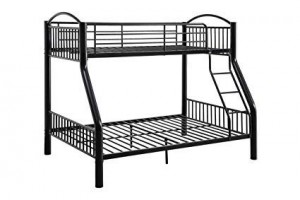 ACME Cayelynn Black Twin over Full Bunk Bed
